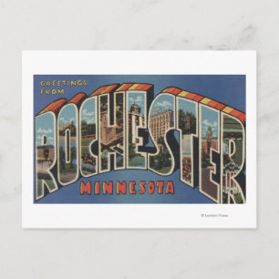 Rochester, Minnesota - Große Briefszenen Postkarte