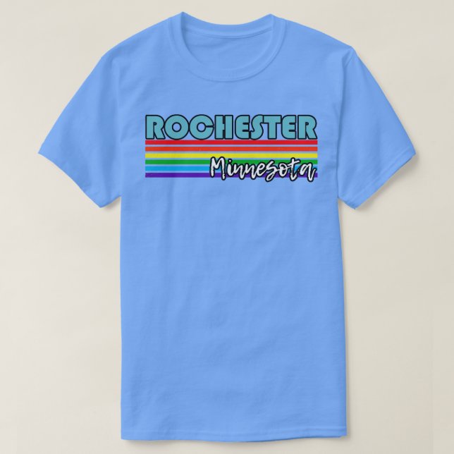 Rochester Minnesota Pride Rochester LGBT Geschenk  T-Shirt (Design vorne)