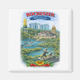 Rochester MN Minnesota Landmarks Magnet