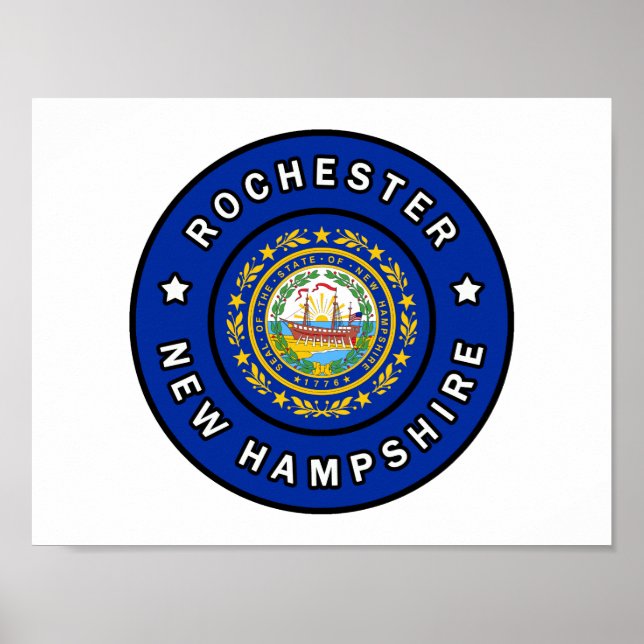 Rochester New Hampshire Poster (Vorne)