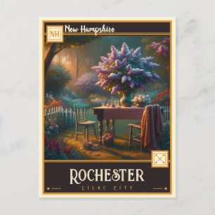 Rochester, New Hampshire   VINTAG Postkarte