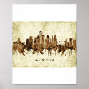 Rochester New York City Poster