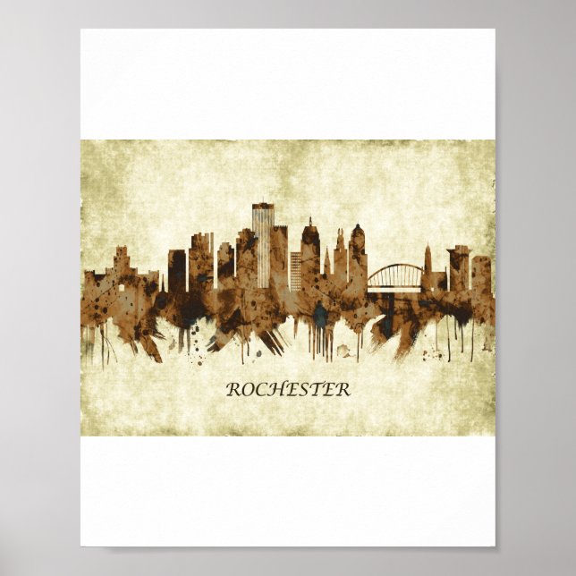 Rochester New York City Poster (Vorne)