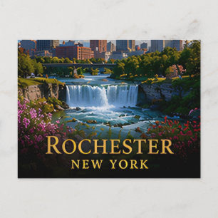 Rochester New York Finger Lakes & Erie-Kanal Postkarte
