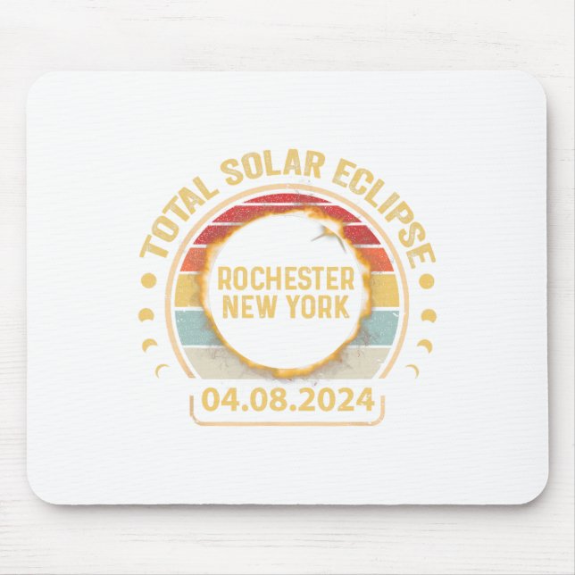Rochester New York Ny Total Solar Eclipse Party 20 Mousepad (Vorne)