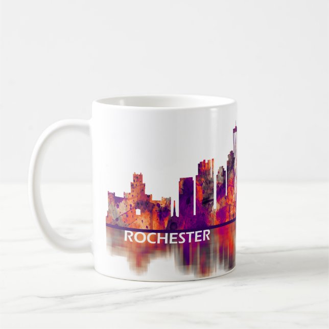 Rochester New York Skyline Kaffeetasse (Links)