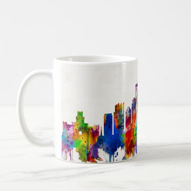 Rochester New York Skyline Kaffeetasse (Links)