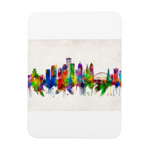 Rochester New York Skyline Magnet