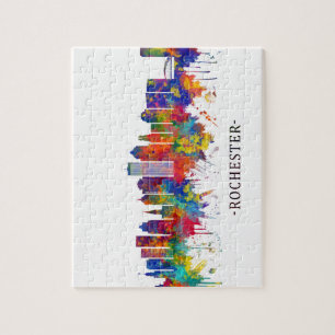 Rochester New York Skyline Puzzle