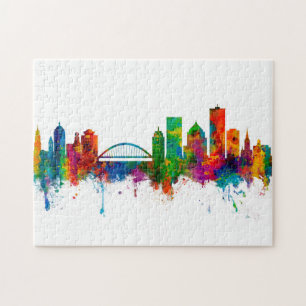 Rochester New York Skyline Puzzle