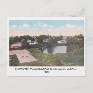 Rochester NY, Highland Park View Vintage Postkarte
