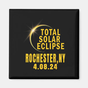 Rochester Ny Solar Eclipse 2024 Total Solar Eclips Magnet