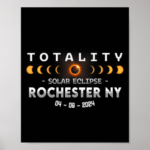 Rochester Ny Total Solar Eclipse 2024 Poster