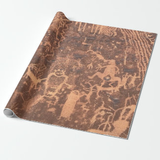 Rochester-Panel für amerikanische Petroglyphs Geschenkpapier