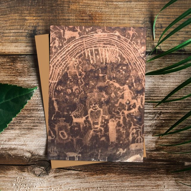 Rochester Panel Pictograph Utah Grußkarte (Von Creator hochgeladen)