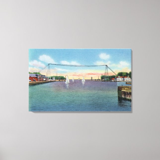 Rochester Port und NY Naval Militia Leinwanddruck (Vorderseite)