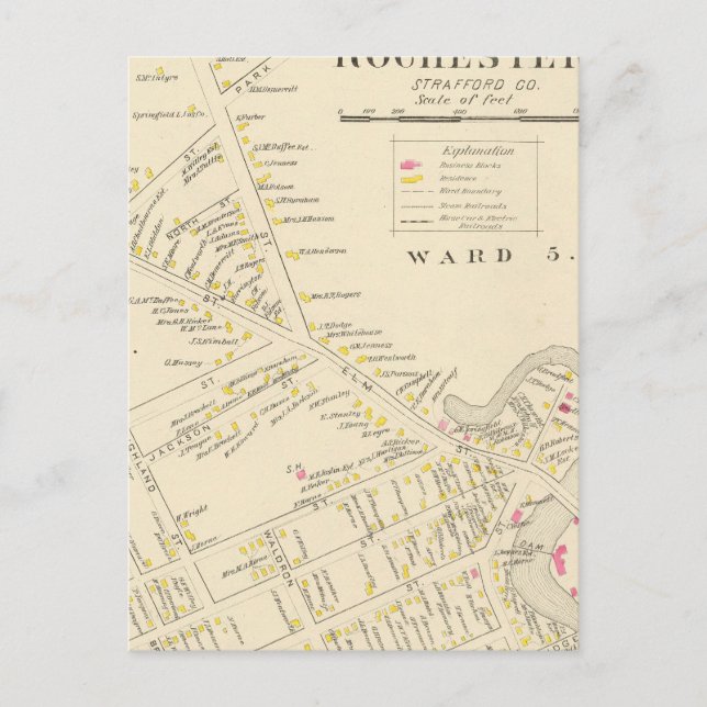 Rochester Postkarte (Vorderseite)