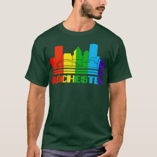 Rochester Pride Rochester LGBT-Geschenk Unterstütz T-Shirt