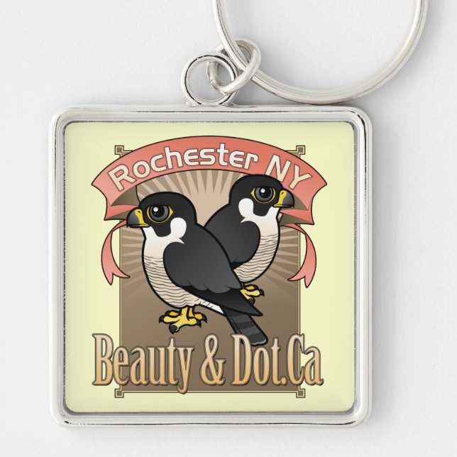 Rochester-Schönheit u. Dot.Ca Schlüsselanhänger (Vorne)