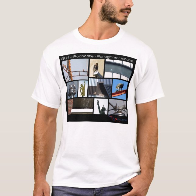 Rochester-Wanderfalke-Mannest-shirt 2012 T-Shirt (Vorderseite)