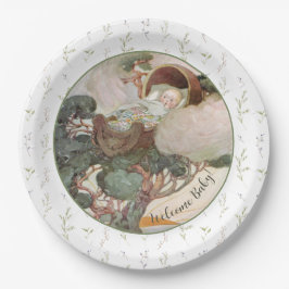 Rock A Bye Baby Kinderzimmer Rhyme Baby Dusche Pappteller