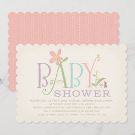 Rock-a-bye Baby Shower Invitation - Pink Einladung