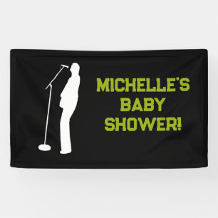 Rock a Bye Rock Star Gitarre Baby Showbanner Banner