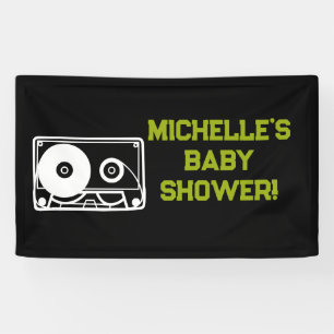 Rock a Bye Rock Star Gitarre Baby Showbanner Banner