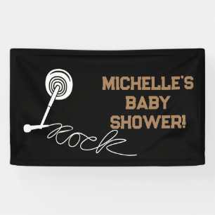 Rock a Bye Rock Star Gitarre Baby Showbanner Banner