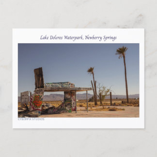 Rock-A-Hoola-Wasserpark, Newberry Springs Postkarte