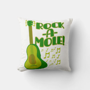 Rock A Mole Epic Avocado Cartoon Spaß Kissen
