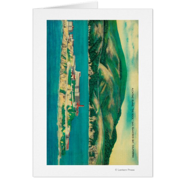 Rock, Alcatraz Island und San Francisco (Vorne)