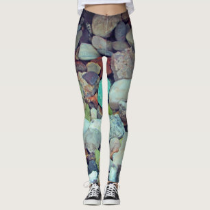 Rock and Gem Collection Foto Farbige Steine Leggings