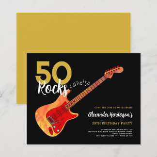Rock and Roll 50. Geburtstagsparty 50 Steine