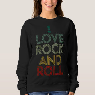 Rock and Roll 60er 70er 80er Damen Männer Vin Sweatshirt
