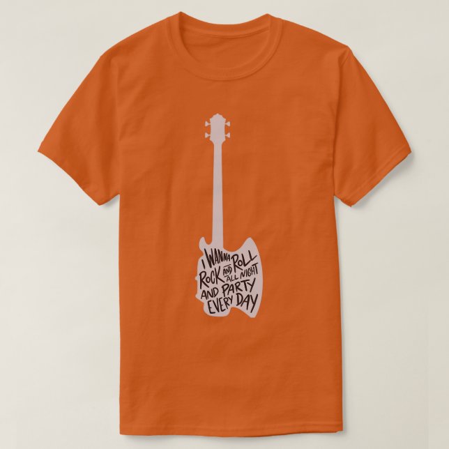 Rock and Roll All Night Classic TShirt (Design vorne)