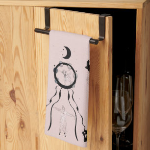 Rock and Roll Ballerina II Geschirrtuch