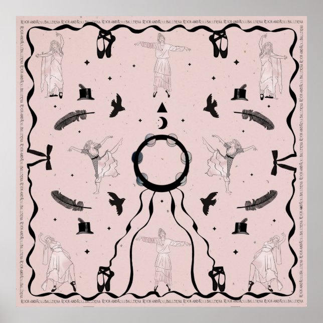 Rock and Roll Ballerina II Poster (Vorne)