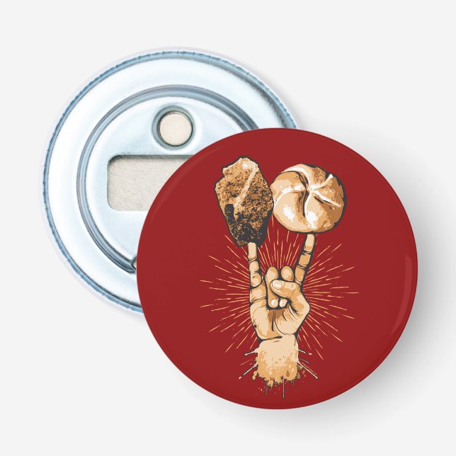 Rock and Roll Bottle Opener Flaschenöffner (Vorderseite)