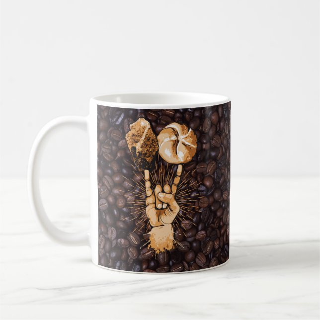 Rock and Roll Coffee Tasse (Links)