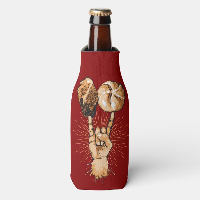 Rock and Roll Flasche Cooler Flaschenkühler (Flaschenvorderseite)