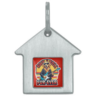 Rock and Roll Fur Ever Golden Retriever Dog Tiermarke