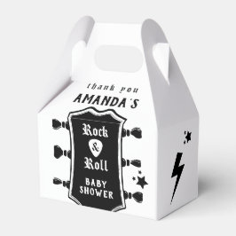 Rock and Roll Guitar Baby Dusche Geschenkschachtel