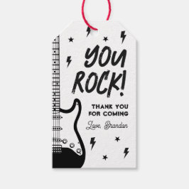 Rock and Roll Guitar Geburtstagsparty - Gefallen T Geschenkanhänger