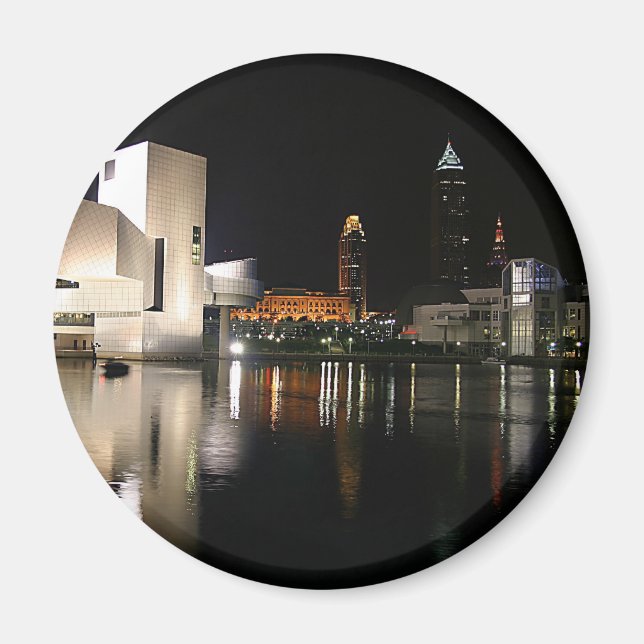 Rock and Roll Hall of Fame Cleveland Ohio Magnet (Vorne)