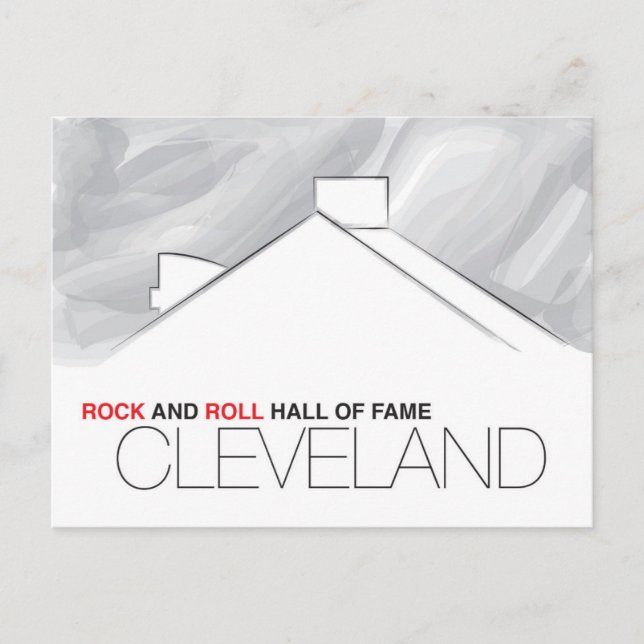 Rock and Roll Hall of Fame Cleveland Postcard Postkarte (Vorderseite)
