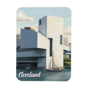 Rock and Roll Hall of Fame in Cleveland, Ohio Magnet