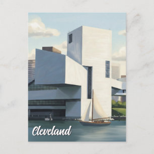 Rock and Roll Hall of Fame in Cleveland, Ohio Postkarte