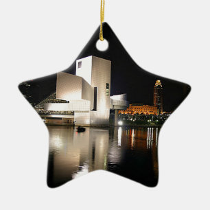 Rock and Roll Hall of Fame & Museum, Cleveland OH Keramik Ornament