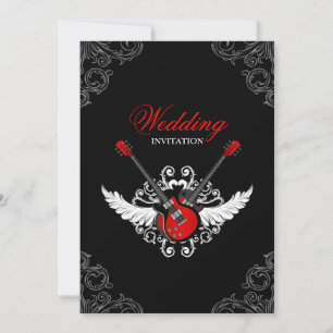Rock-and-Roll-Hochzeitseinladung Einladung